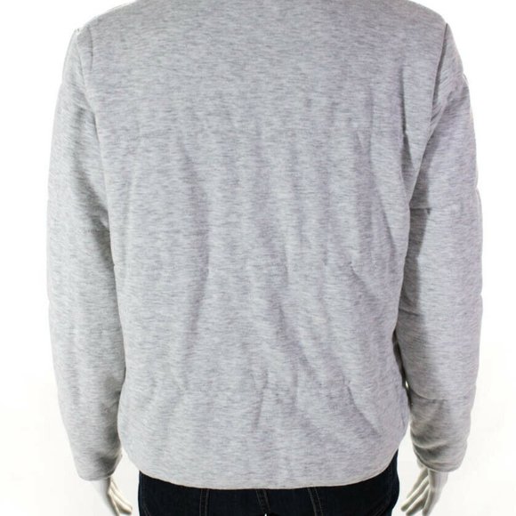 Three Dots Ladies' Quilted Jacket--Gray (Heather Gray) - Picture 6 of 11